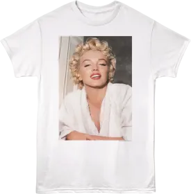 Bathrobe Photo Marilyn Monroe T-Shirt