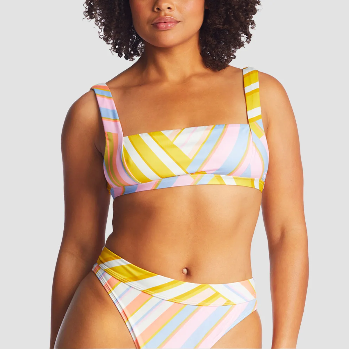 Billabong Break Of Dawn Tankini Bikini Top Multi - Womens