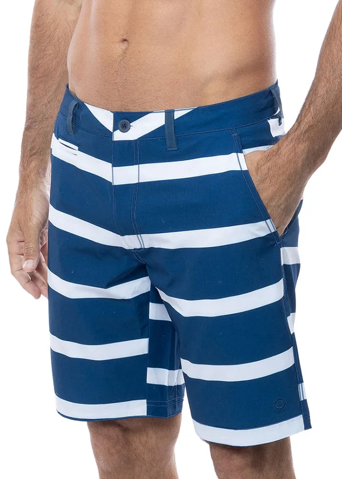 Blueys Breton Navy Long Men's Board Shorts