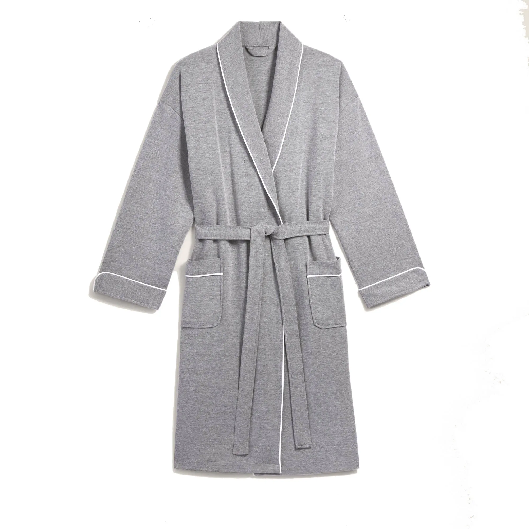 Cloud Cotton Melange Bathrobe