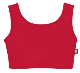 Girls UPF 50  Bikini Swim Tank | Red
