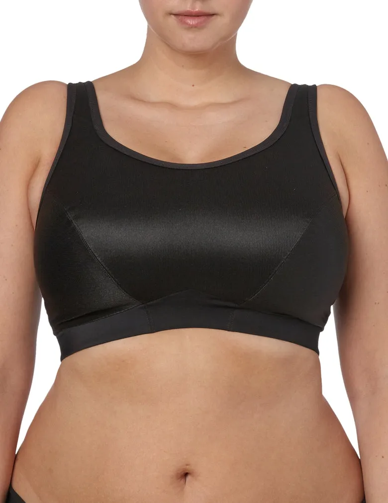 Goddess GD5056 Black Wire Free Sports Bra