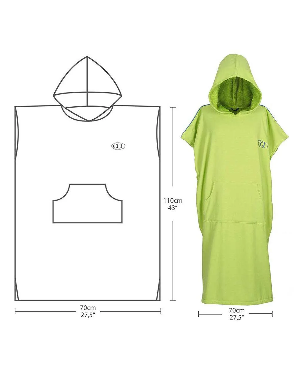 Hooded Changing Poncho