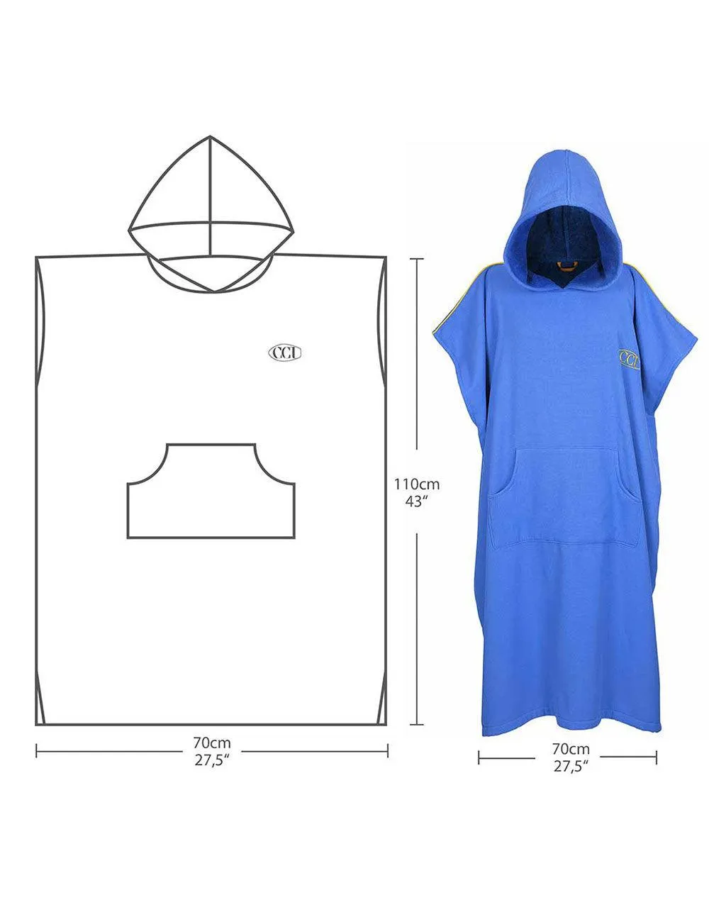 Hooded Changing Poncho