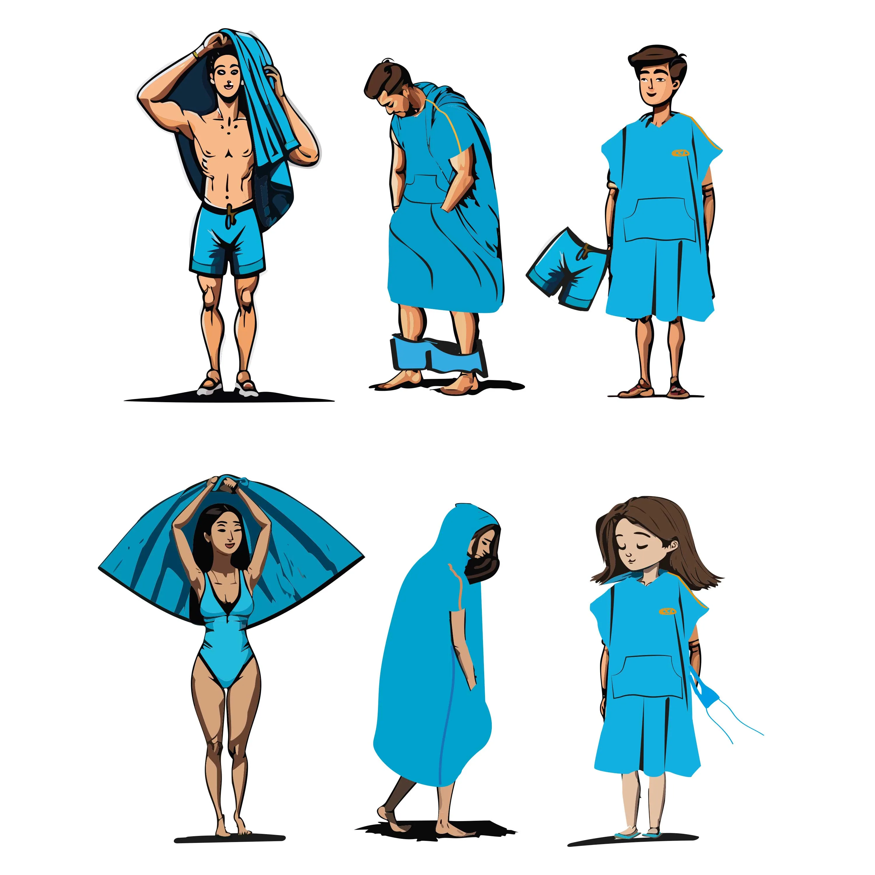 Hooded Changing Poncho