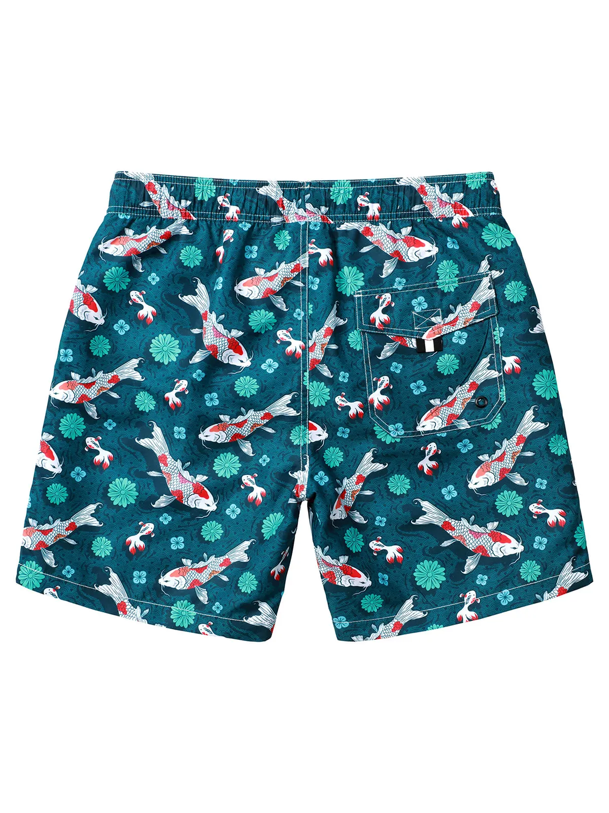 Men's Casual Funny Print Quick Dry Beach Swimming Trunks