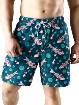 Men's Casual Funny Print Quick Dry Beach Swimming Trunks