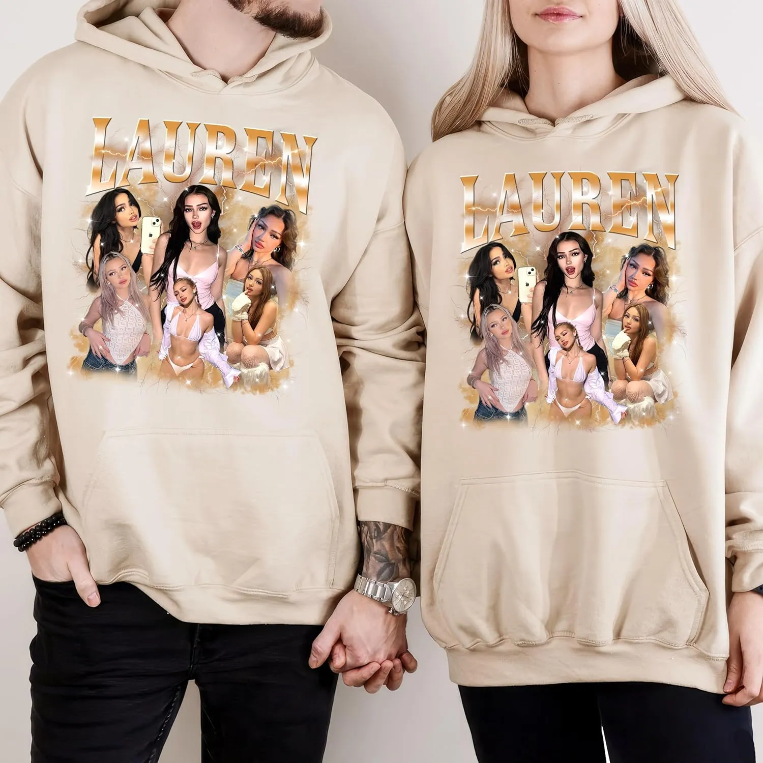 Mit & Mia Custom Bootleg Rap Tee Shirt for Boyfriend Girlfriend Custom Face Tshirt Vintage Graphic Shirt Gift Idea Birthday