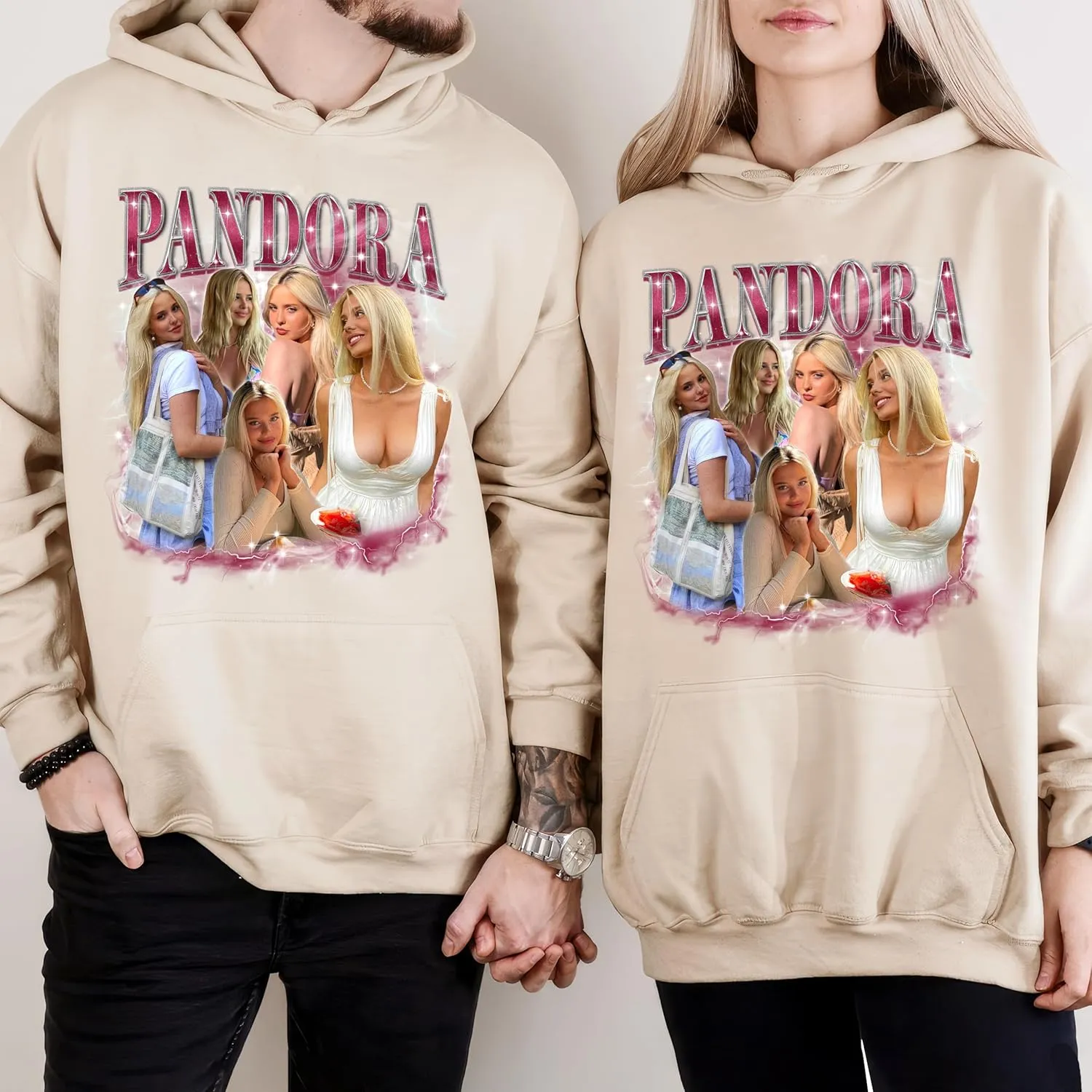 Mit & Mia Custom Bootleg Rap Tee Shirts - Vintage Graphic Tees for Boyfriend - Christmas, Birthday