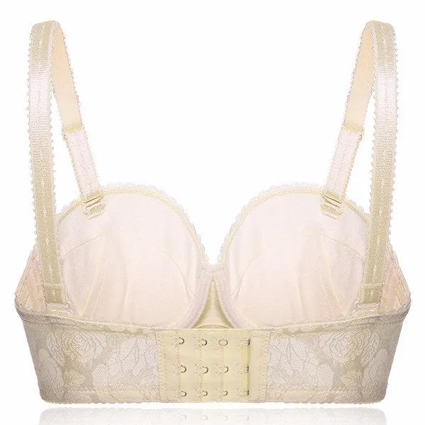 Movable Strapes Invisible Push Up Gather Wedding Bras