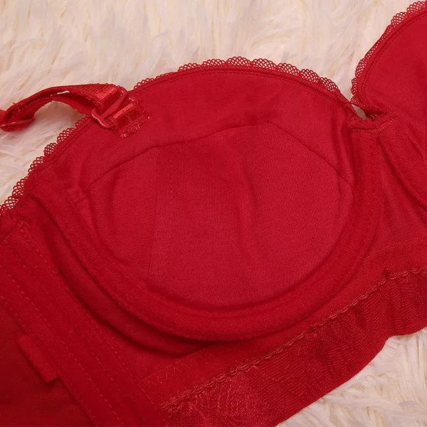 Movable Strapes Invisible Push Up Gather Wedding Bras