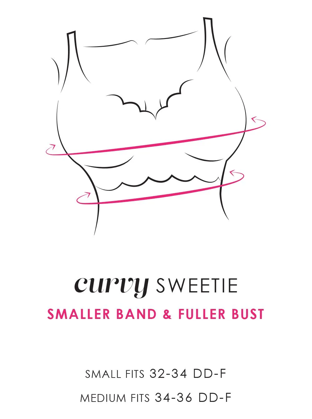 NEVER SAY NEVER CURVY™ BRALETTE | Black
