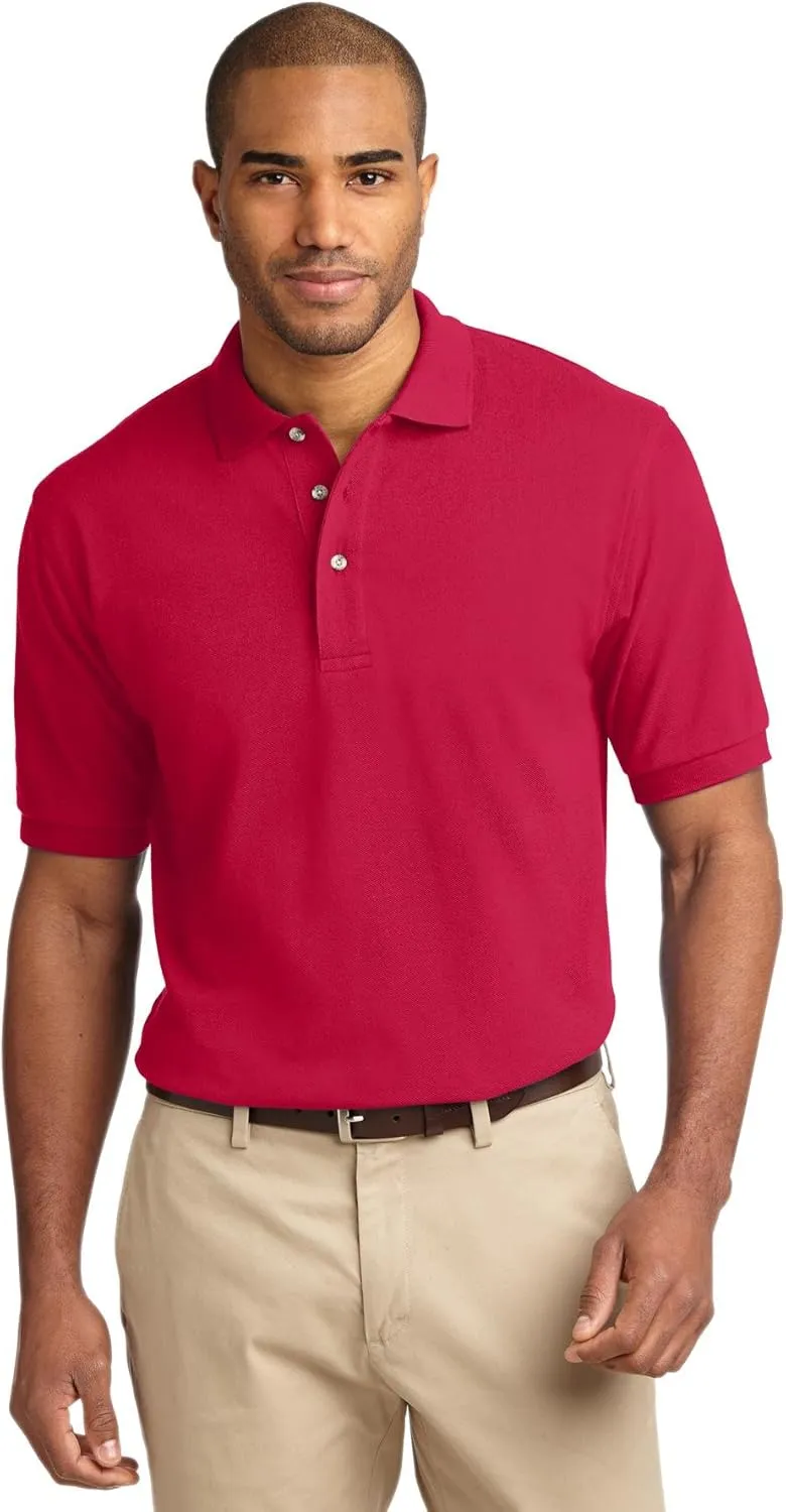 Port Authority Heavyweight Cotton Pique Polo