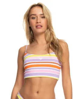 Roxy Surf.Kind.Kate. Top-Bright White Aloha Stripe