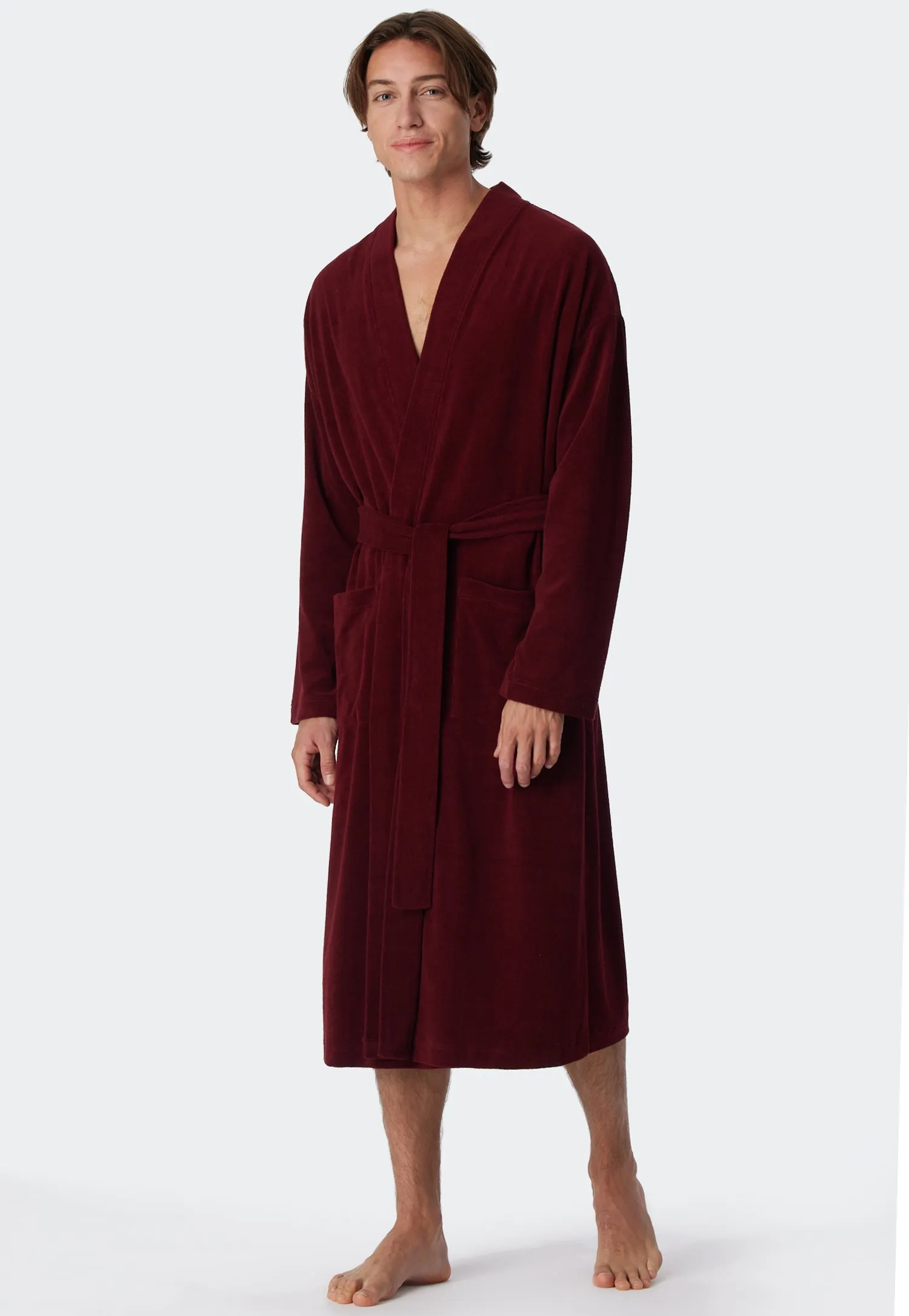 Schiesser - Feather Terry - Bathrobe Light Terry Cloth