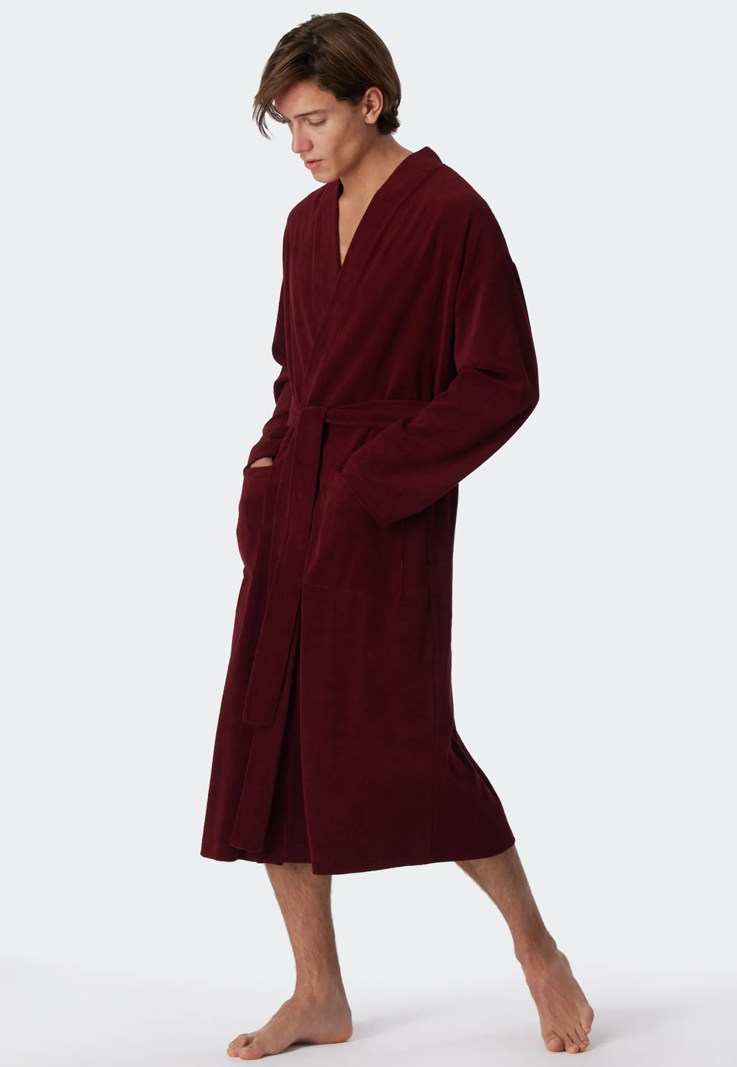 Schiesser - Feather Terry - Bathrobe Light Terry Cloth