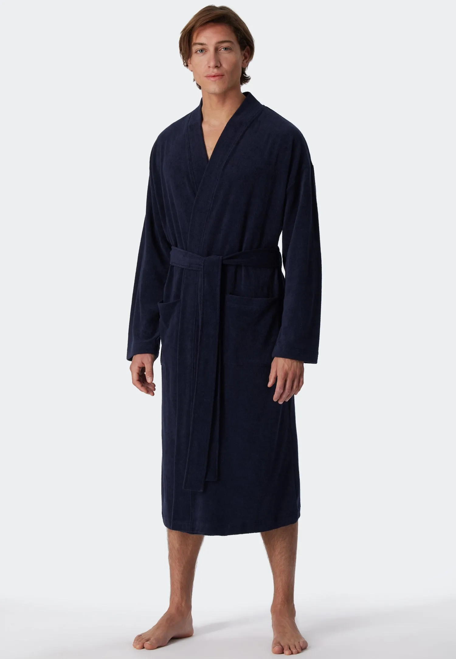 Schiesser - Feather Terry - Bathrobe Light Terry Cloth
