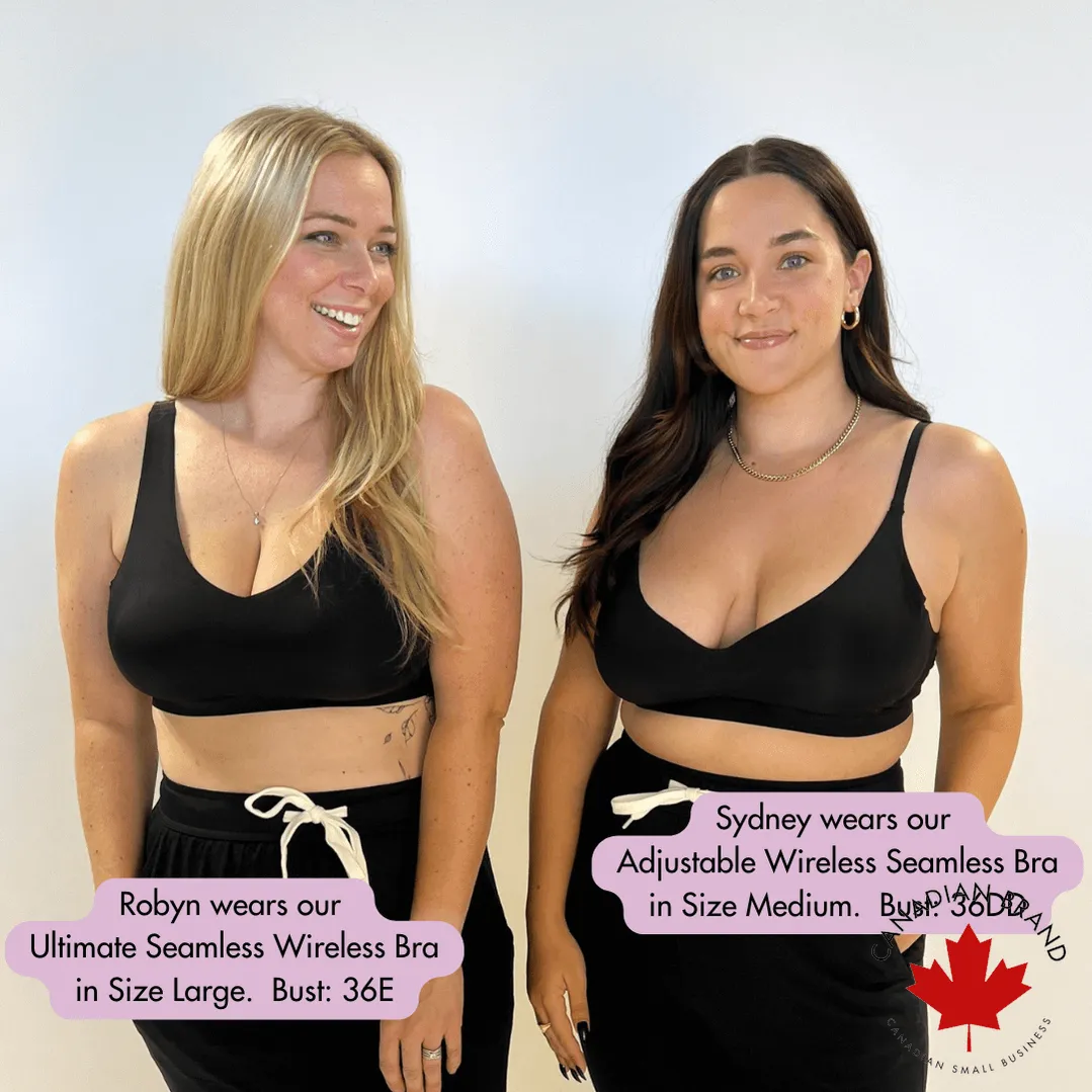 Seamless Wireless Bra - Adjustable