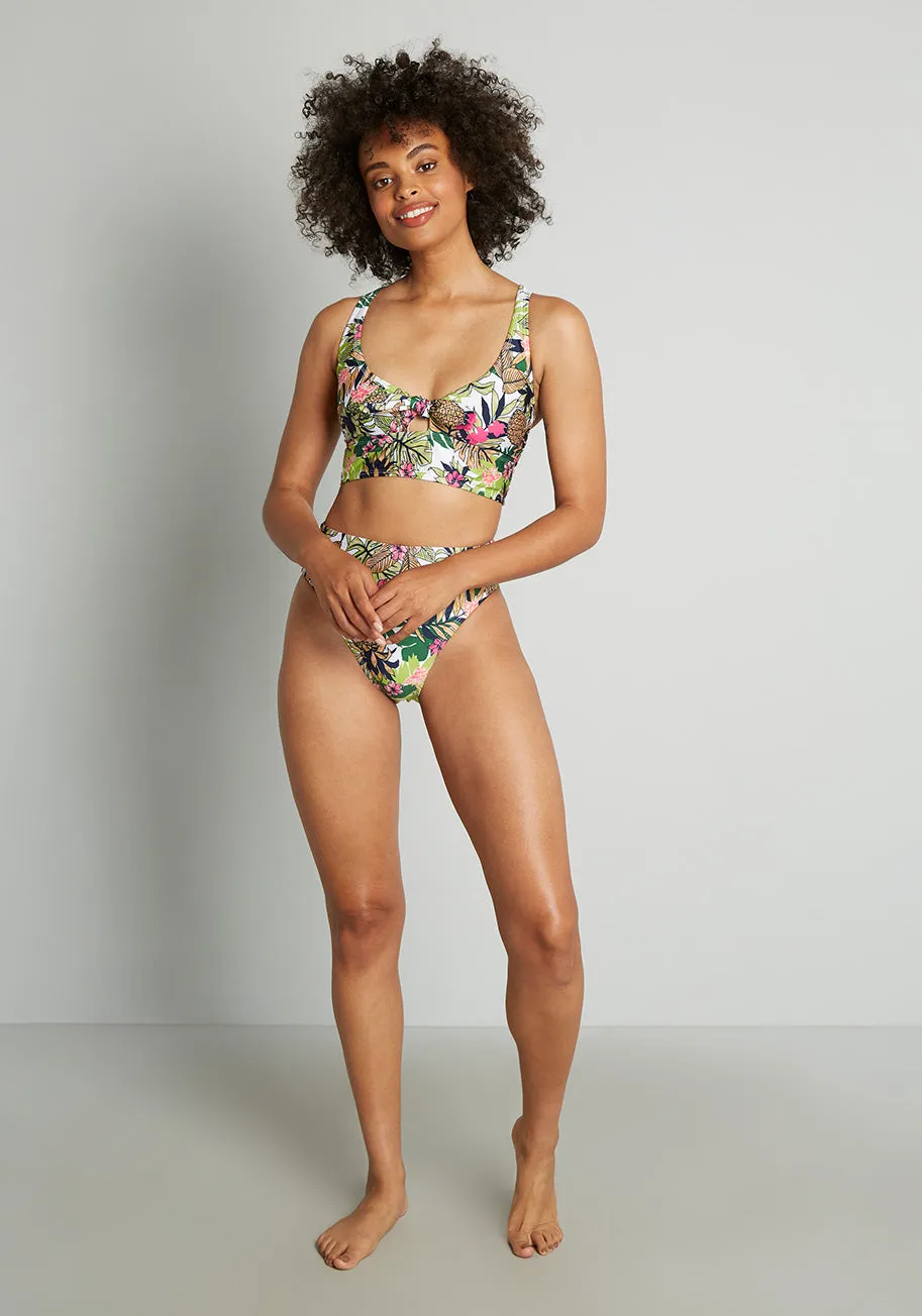 The Annika Crop Bikini Top