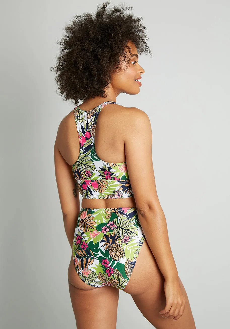 The Annika Crop Bikini Top