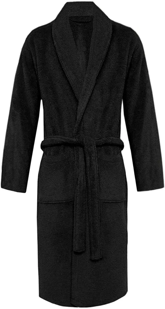Unisex Shawl Bath Robe in 100% Egyptian Cotton Terry Towels: The Greatest Comfort