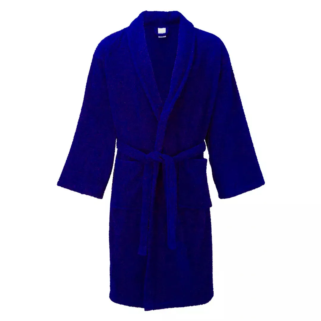 Unisex Shawl Bath Robe in 100% Egyptian Cotton Terry Towels: The Greatest Comfort