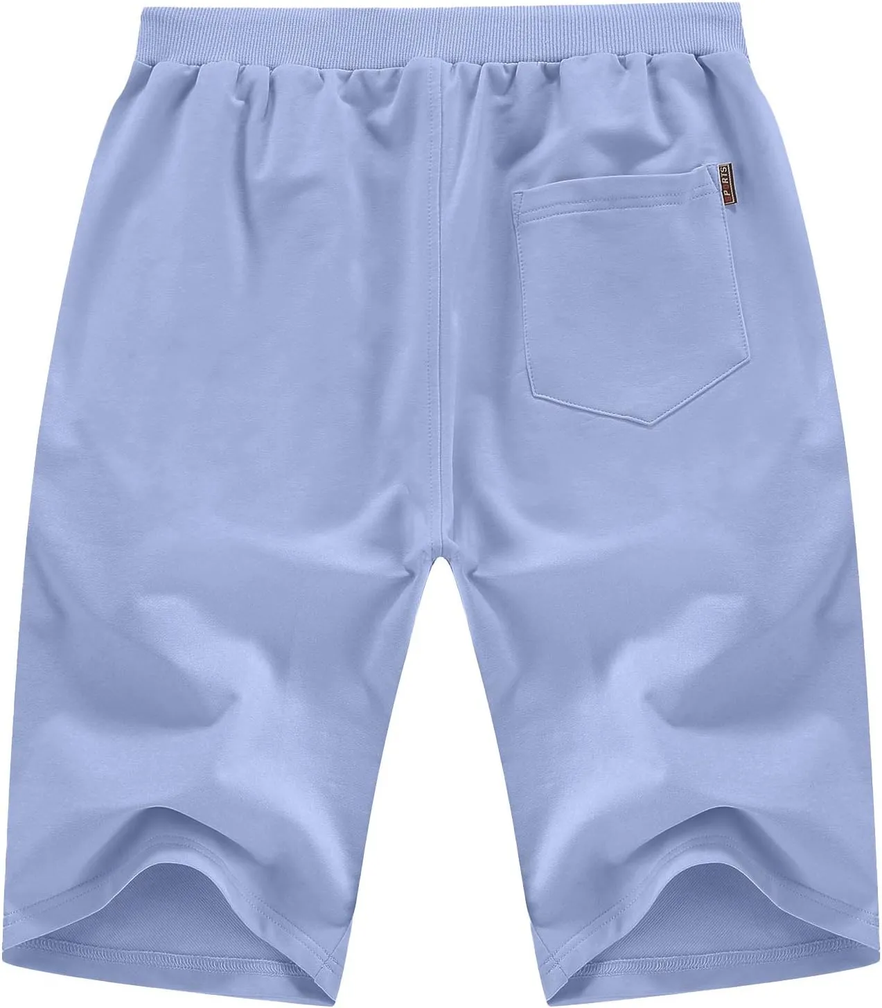 YTD Men's Shorts Casual Classic Fit Drawstring Summer Beach Shorts with Elastic Waist and Pockets